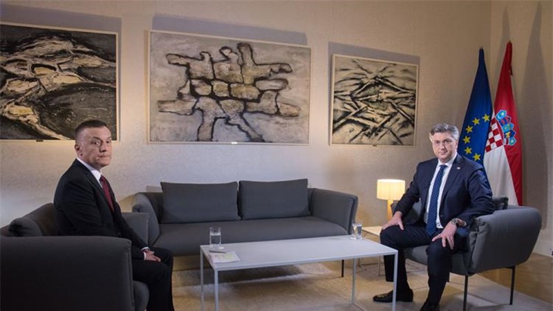 Plenković za Dnevnik HTV-a: LNG Hrvatskoj omogućio alternativni pravac opskrbe plinom